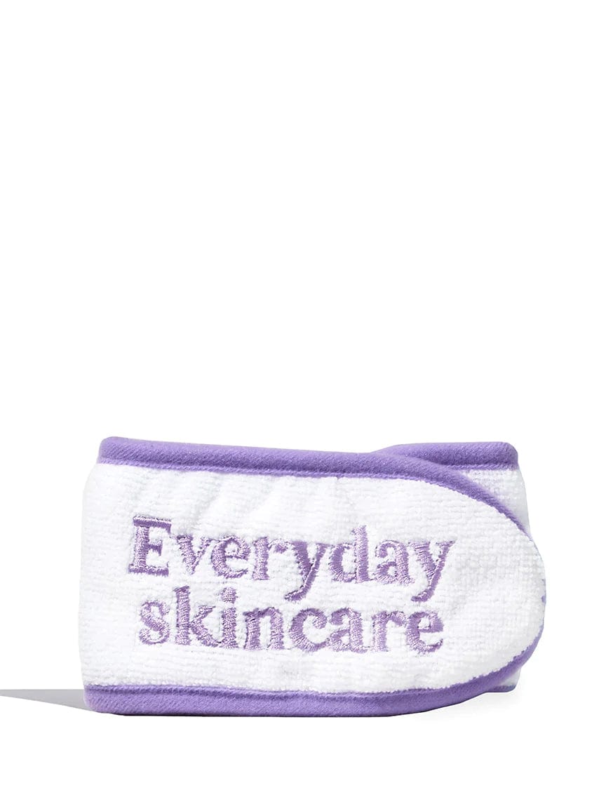 Hydration Heroes Bundle products to hydrate skin with Everyday Skincare Headband