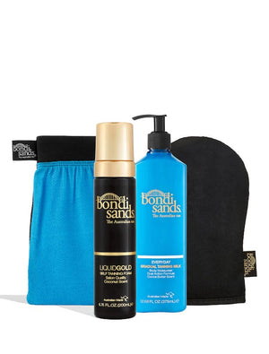 Liquid Gold Self Tanning Routine Bundle