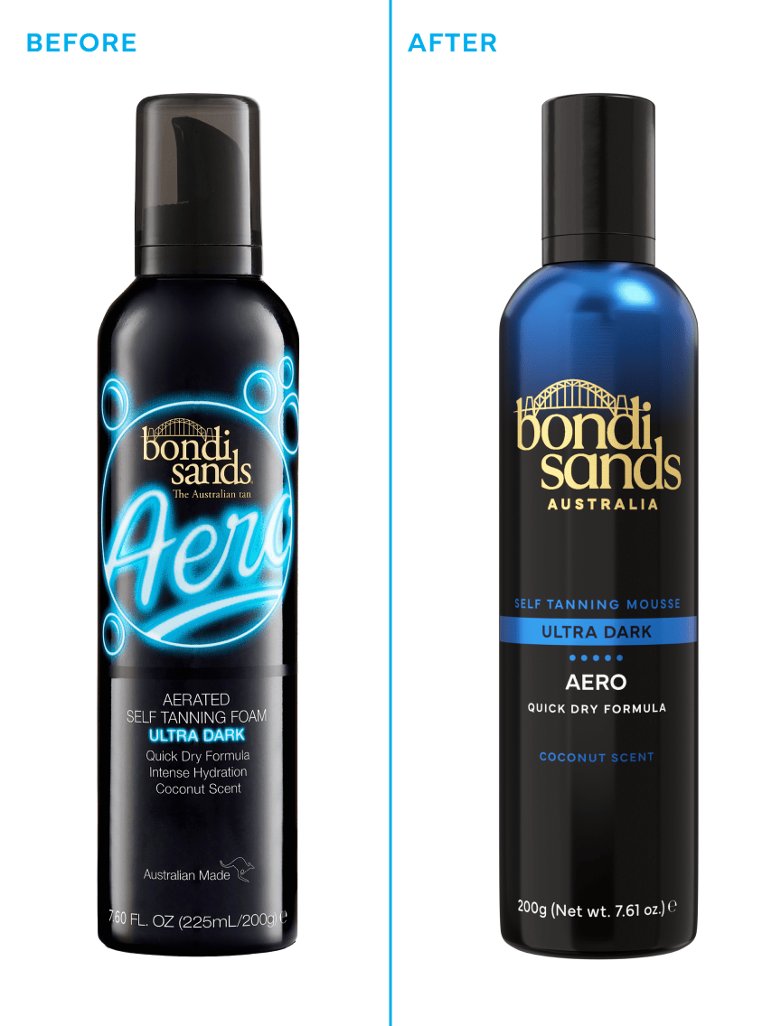 Aero Self Tanning Foam | Ultra Dark | Self Tan - Bondi Sands Australia