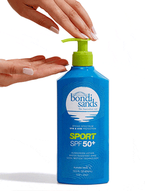 Pump of Broad SpectrumWater Resistant SPF 50+ Sport Sunscreen