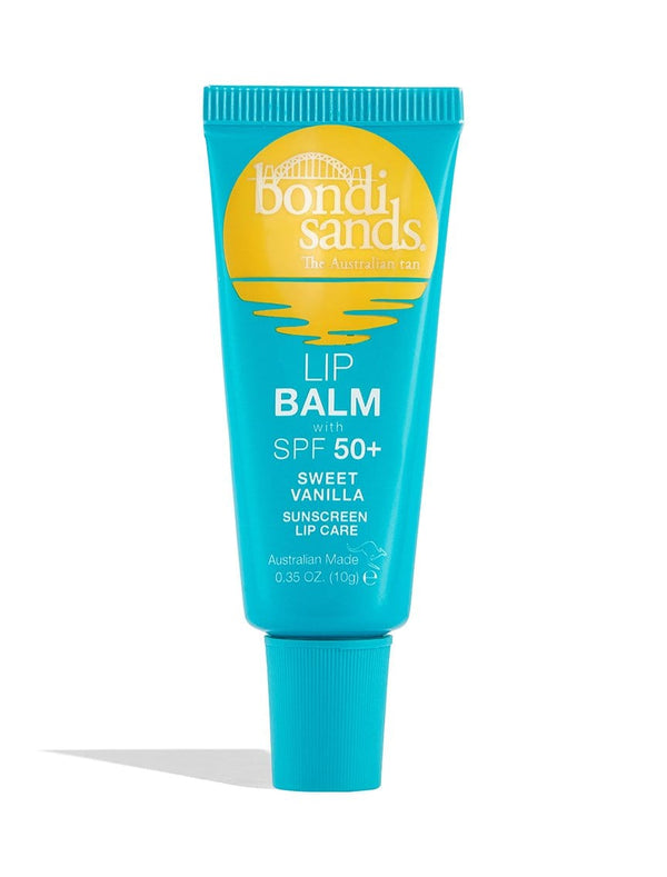 Front of SPF 50+ Lip Balm Sweet Vanilla Tube