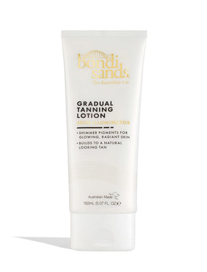 Skin Illuminating Gradual Tanning Lotion with shimmer pigments