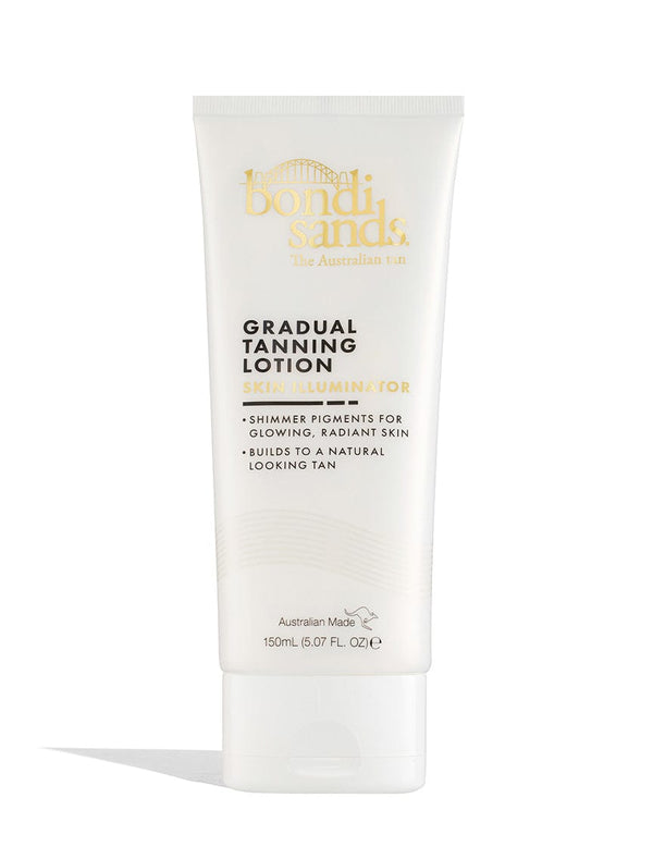 Skin Illuminating Gradual Tanning Lotion with shimmer pigments