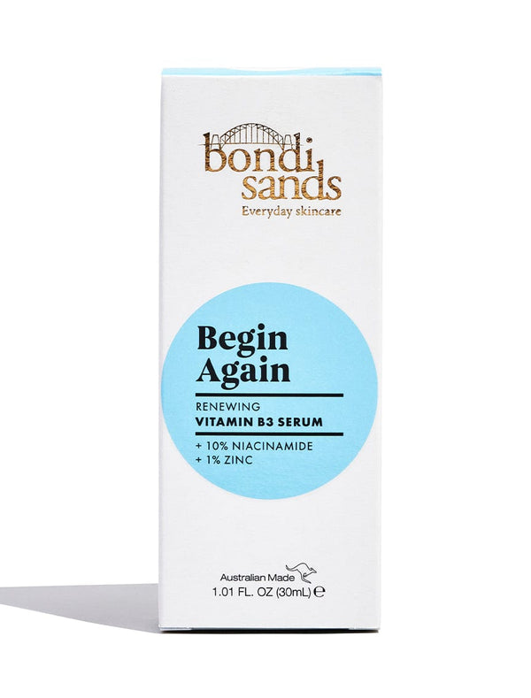 Front of Begin Again Vitamin B3 Serum Box