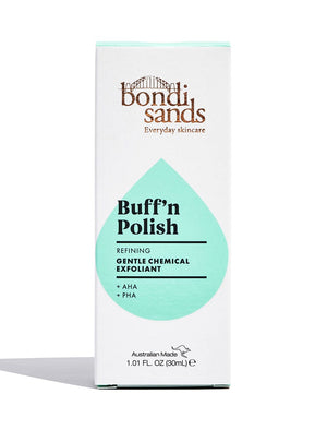 front of Buff'n Polish Gentle Chemical Exfoliant box