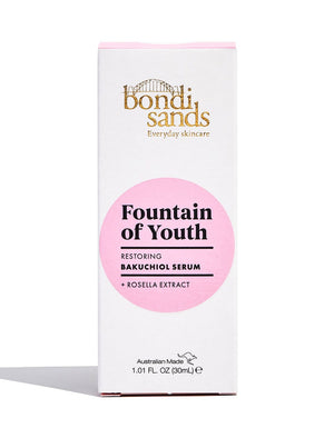 Front of Fountain Of Youth Bakuchiol Serum box