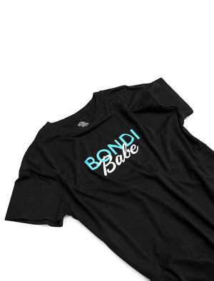 Bondi Babe Self Tanning Tee Logo Close up