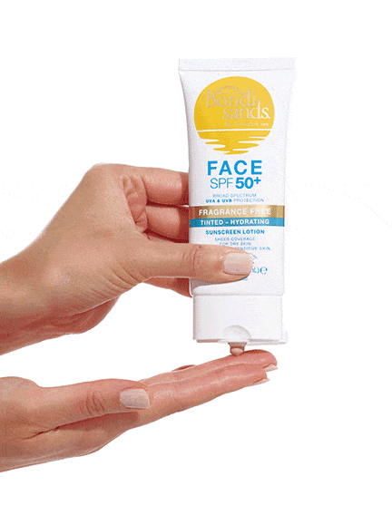 Tinted Hydrating Fragrance Free Face Lotion